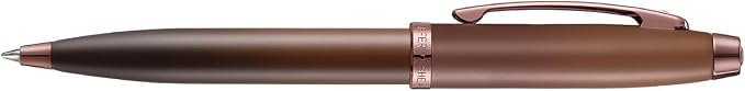 Sheaffer 100 9374 Coffee Edition Matt Brown Pen with Regal Brown PVD Signature Gold Trims (Ballpoint)