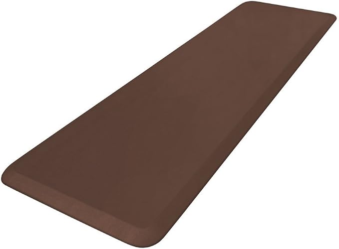 GelPro Professional Grade Anti-Fatigue Kitchen & Office Comfort Mat, 20x72, Earth ¾” Bio-Foam Mat with Non-Slip Bottom for Health & Wellness