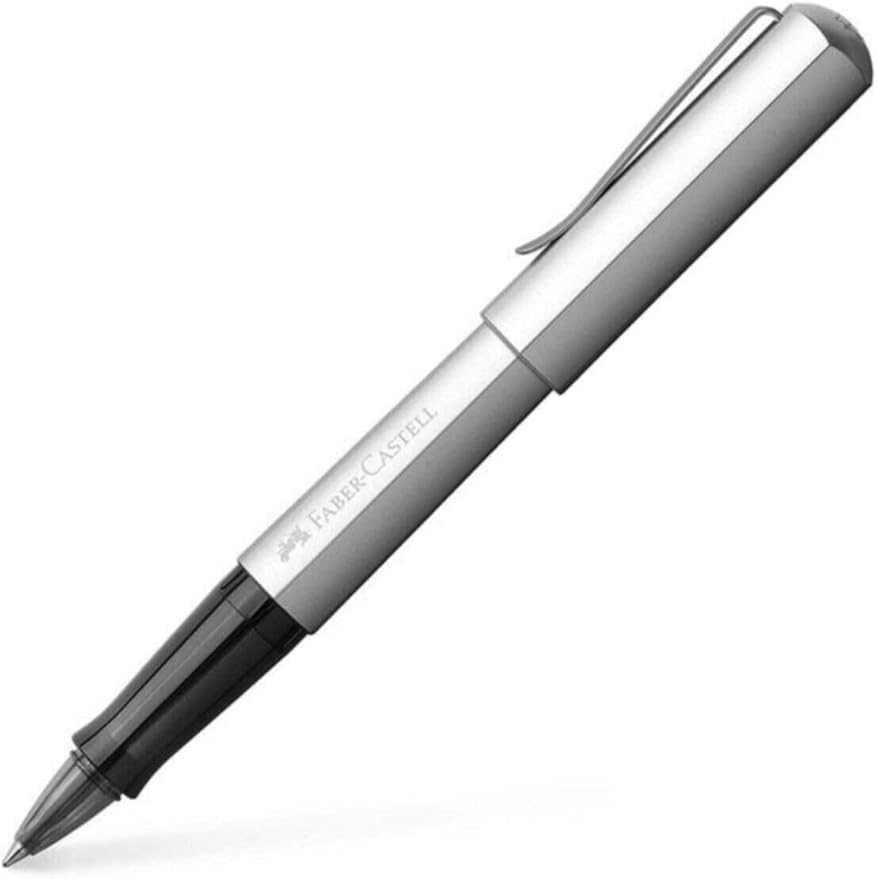 Faber-Castell Hexo 140595 Rollerball Pen Matte Silver