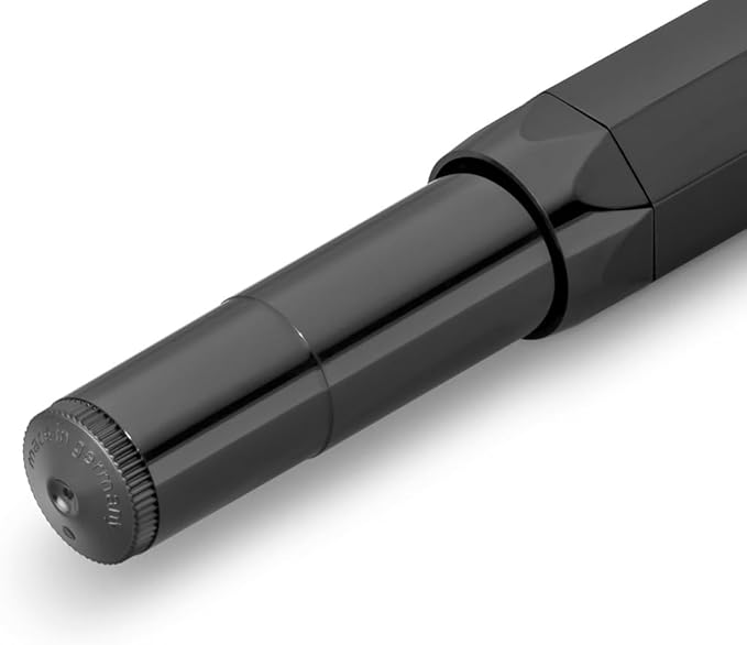 Kaweco Skyline Sport Fountain Pen I Premium Fountain Pen Luxury for Ink Cartridges with High-Quality Steel Nib I Sport Fountain Pen 13.5 cm Black Nib Width W