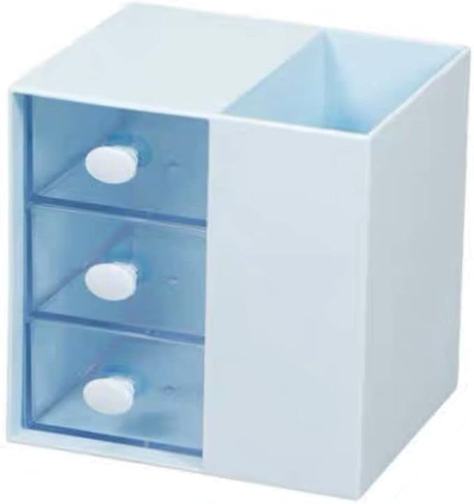 Pen Holder Pencil Cup Holder Pen Organizer Pencil Holder for Desk Office and School (Blue)