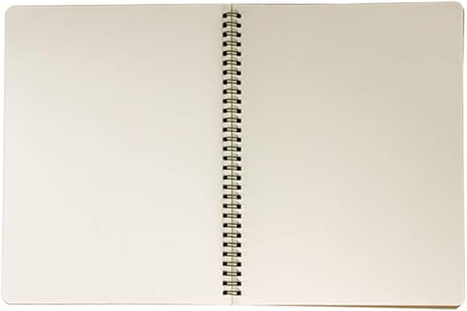 zmybcpack 3 Pack Spiral Journal Notebook Blank Sketch Notebooks for Travelers, College Students, Subject Notebooks Planner - 8 x 10.5 inch, 60 Unlined Perforated Sheets/120 Pages