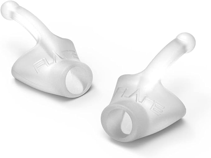 Flare Calmer Kids | Ear Plugs Alternative | Daily Noise Relief | Sound Sensitivity | Stress Relief | No Muffling | Improve Wellbeing | Comfy, Reusable, Soft Silicone Earplugs | Earplugs | Translucent