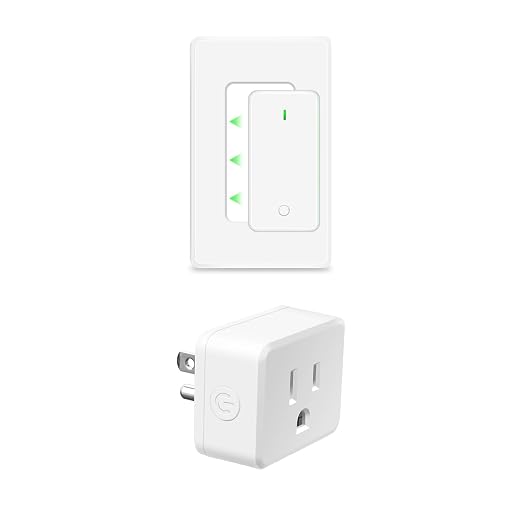 NineLeaf Remote Control Outlet,Wireless Remote Control Outlet Plug,500ft Long Range Wall Mounted Light Switch,15A 1500W for Home and Business,No Wiring,White,1PK
