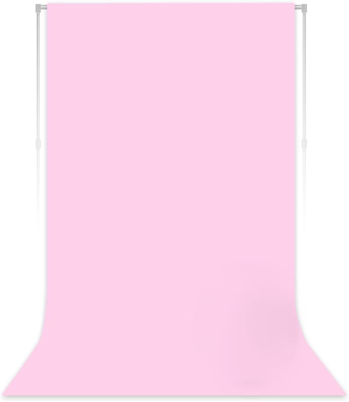 Pink Backdrop for Photoshoot Professional Photo Backdrop Background Curtain for Product Photography Portraits Wedding Party Live Streaming Video Recording 3X5 FT