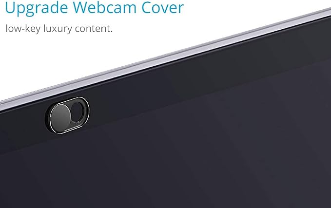 CloudValley Upgrade Magnetic Webcam Cover, [2-Pack] 0.023 inch Metal Camera Cover Slide for Mac, iPad, MacBook Pro, MacBook Air, Laptops, PC/Computer, Tablets, Web Blocker Protect Your Privacy
