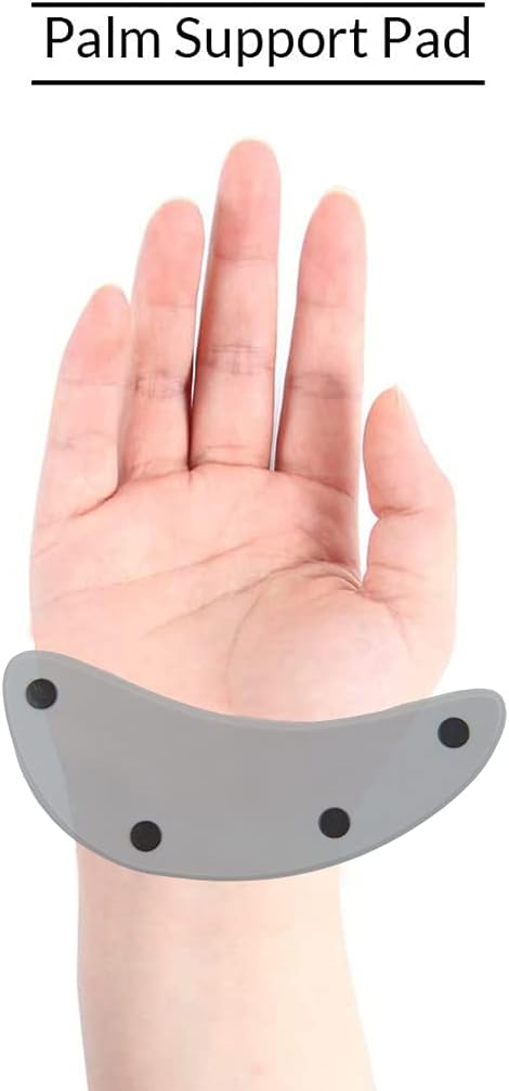 Ergonomic Mouse Wrist Rest Gliding Wrist Rest Support Pad for Office Computer Laptop Gray