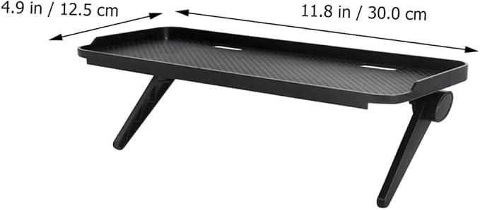 Monitor Top Storage Rack No Perforation Design for Desk Displays Space Saving for Enhanced Storage Compatible with Flat Screen and Monitors