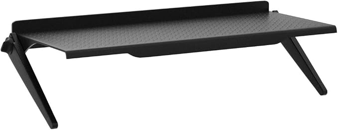 Hoteam 4 Pcs Top of TV Shelf for Cable Box Adjustable TV Top Shelf for Monitor Screen Media Boxes Cellphone Stand Console Home(11.8 x 4.5 Inch)