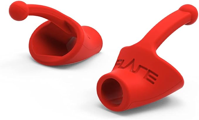 Flare Calmer Kids | Ear Plugs Alternative | Daily Noise Relief | Sound Sensitivity | Stress Relief | No Muffling | Improve Wellbeing | Comfy, Reusable, Soft Silicone Earplugs | Earplugs | Red