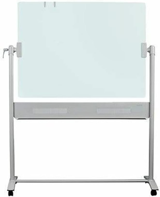 Quartet Easel, Magnetic, Glass Whiteboard, 4' x 3', Reversible, Portable, Flip Chart Holder, Infinity (ECM43G)