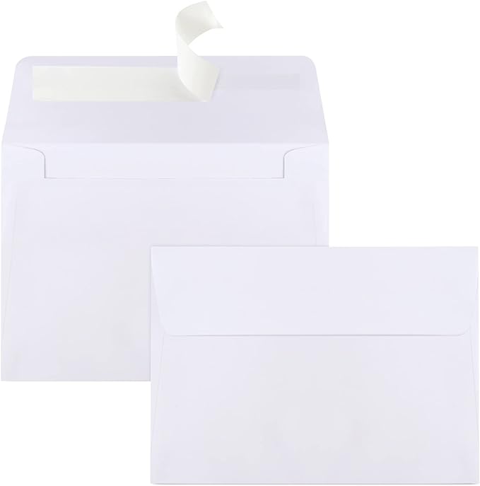90 Packs A1 Envelopes, 3.625x5.125" Envelopes White, Small Envelope RSVP Envelope, Self Seal for Weddings, Photos, Postcards, Greeting Cards, Mailing