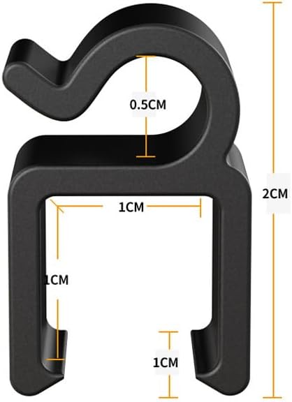 20 Pack Mic Cable Clips Microphone Cable Clip Mic Boompole Clips Wire Holder Organizer for Wired Microphone Arm Stand Vocal Dynamic Microphones Suspension Boom Scissor Mic Stand Desk Stand
