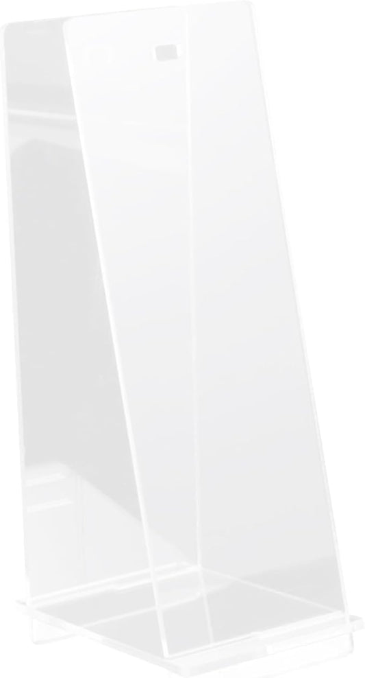 Transparent Acrylic Desk Calendar Stand Flip Calendar Holder Rack Stylish Compact Tabletop Calendar Display for Home Office Decor
