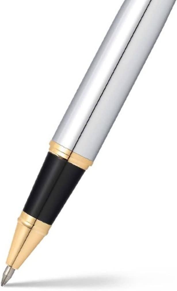 Sheaffer 300 Chrome Rollerball Pen with Gold Tone Trim
