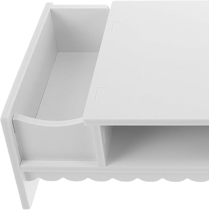 STOBOK Monitor Shelf Riser Stand 19.29X8.07X5.31In Multifunctional Desktop Storage Bracket Organizer for Home Office with Space Maximizing Design