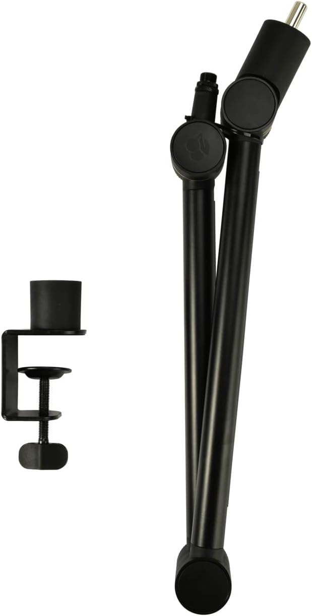 CHERRY MA 3.0 UNI Premium Microphone Arm Stand. Adjustable and Universal Mic. Made of Aluminum with Desk Clamp, Versatile Mounting perfect for Podcast, Streaming, Gaming or Office