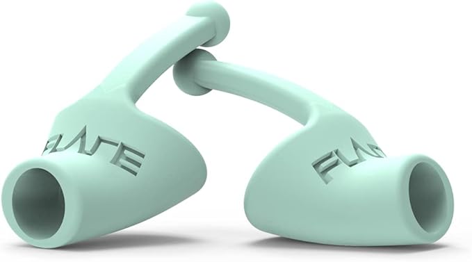 Flare Calmer Mini | Ear Plugs Alternative | Daily Noise Relief | Sound Sensitivity | Stress Relief | No Muffling | Improve Wellbeing | Comfy, Reusable, Soft Silicone Earplugs | Original Mint