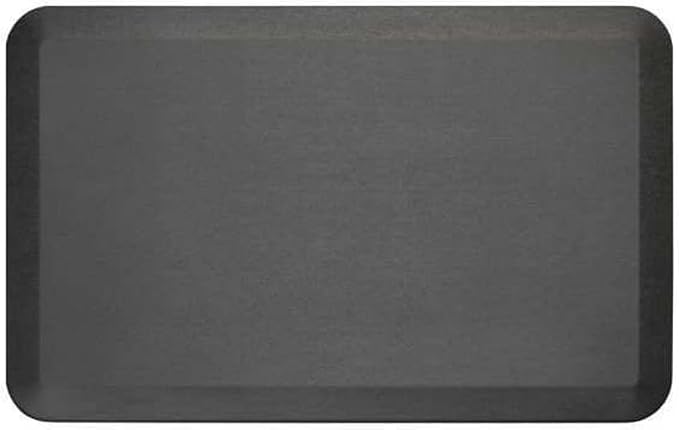 NewLife by GelPro Anti Fatigue Mat: Eco-Pro Foam Anti-Fatigue Comfort Mat - Standing Desk Pad - Professional Floor Mats for Commercial & Industrial Work - 20” x 32” Non Slip Ergonomic Mat - Black