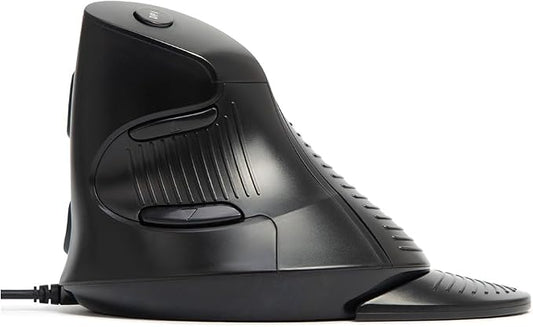 DELUX Wired Ergonomic Vertical Mouse, for Medium Hands(M618XU-Black)