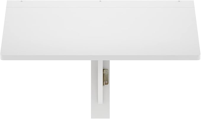 Furinno Hermite Wall Mounting Folding Table, White