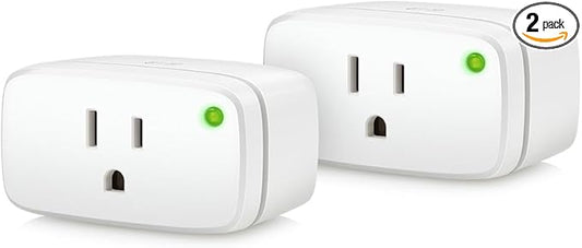 Eve Energy (Matter) 2 Pack – Smart Plug, App and Voice Control, 100% Privacy, Matter Over Thread, Works with Apple Home, Alexa, Google Home, SmartThings, Requires Thread Border Router
