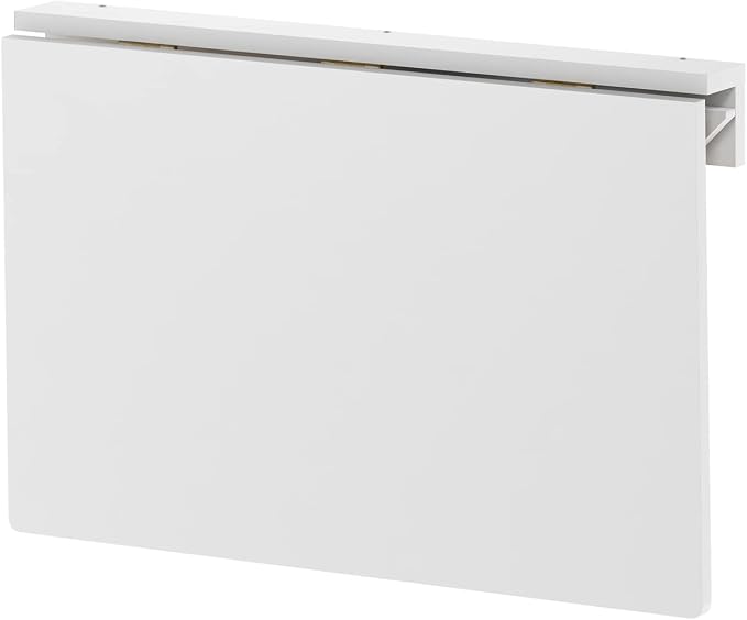Furinno Hermite Wall Mounting Folding Table, White