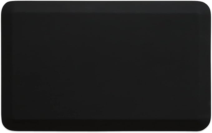 NewLife by GelPro Professional Grade Anti-Fatigue Kitchen & Office Comfort Bio-Foam Mat with Non-Slip Bottom for Health & Wellness, 20x32, Midnight