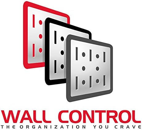 Wall Control Office Wall Mount Desk Storage and Organization Kit, Black/Blue