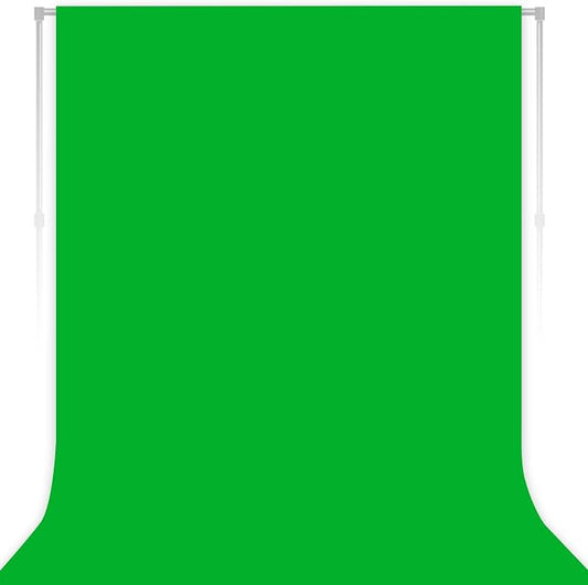 Green Screen Backdrop for Photoshoot, Professional Photo Backdrop Background Curtain for Product Photography，Portraits, Wedding, Party, Live Streaming Video Recording 10X20 FT
