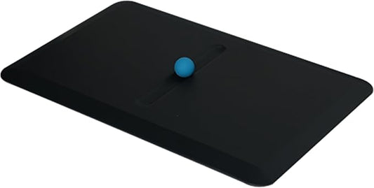 POUT F1 Anti-Fatigue Standing Desk Mat with Rolling Massage Ball - for Office, Kitchen, Garage and Laundry - 20" x 39" Size 3/4" Thick - Durable Stain Resistant - Non-Slip Bottom -