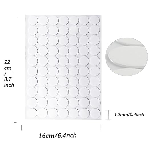Clear Sticky Tack Adhesive Poster Tacky Putty Removable Round Putty Double-Sided Round No Traces Adhesive Sticke for Festival Decoration (910)