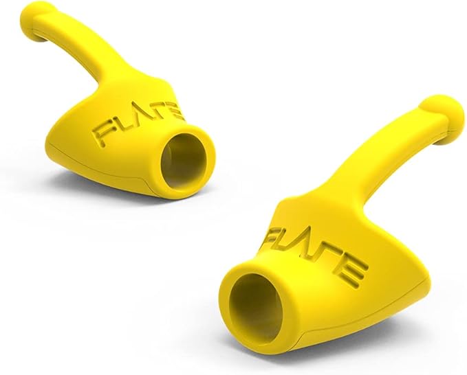 Flare Calmer Kids | Ear Plugs Alternative | Daily Noise Relief | Sound Sensitivity | Stress Relief | No Muffling | Improve Wellbeing | Comfy, Reusable, Soft Silicone Earplugs | Earplugs | Yellow