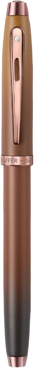Sheaffer® 100 9374 Coffee Edition Matt Brown Rollerball Pen with Regal Brown PVD Trims