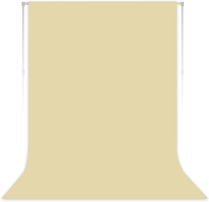 Tan Backdrop for Photoshoot Professional Photo Backdrop Background Curtain for Product Photography Portraits Wedding Party Live Streaming Video Recording 7X10 FT