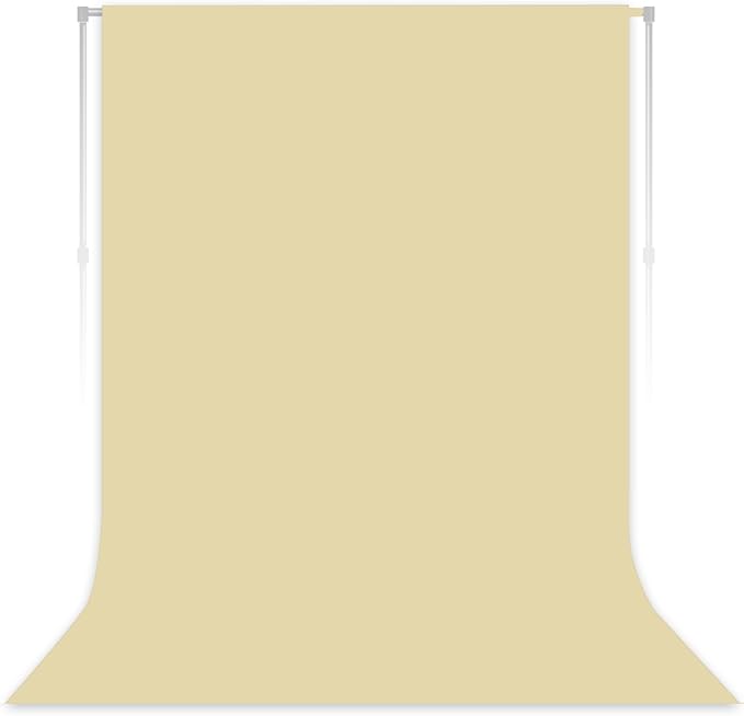 Tan Backdrop for Photoshoot Professional Photo Backdrop Background Curtain for Product Photography Portraits Wedding Party Live Streaming Video Recording 5X7 FT
