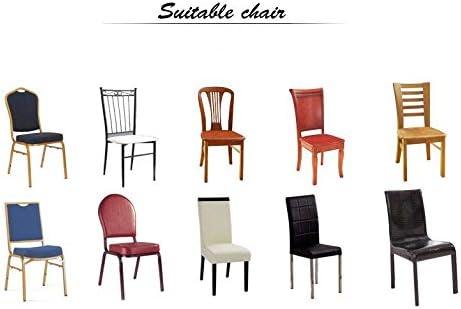 Spandex Dining Chair Cover Covers Slipcover for Wedding Decoration (Black) | chair slipcovers Seat Cover banquet party dining room decoration forros para sillas de comedor