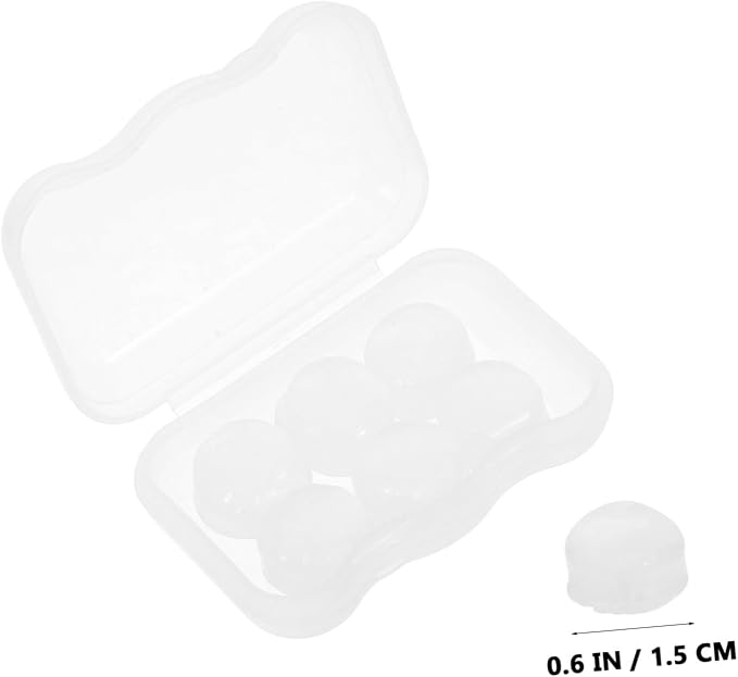 18pcs Moldable Silicone with Transparent Storage Box Noise Reduction Ear Protectors for Work and Study Custom Fit Soundproof Blocking External Noise