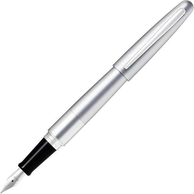 Pilot Cocoon Fountain Pen Medium Nib Silver Body (FCO-3SR-S-M)