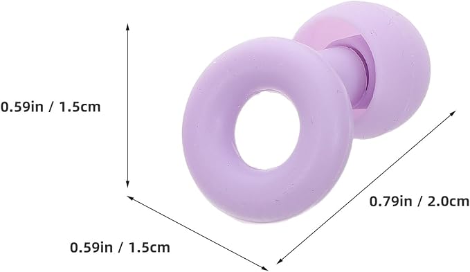 Reusable Silicone for Sleeping and Hearing Protection, Noise Cancelling with Single Flange Design, Soft Noise Reduction for Travel, Work, and Sleep – 1 Pair Purple
