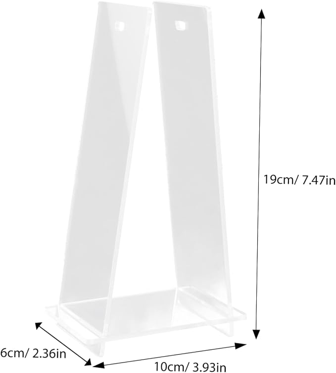 Gadpiparty Transparent Acrylic Calendar Stand Minimalist Tabletop Display Rack for Desk Stylish Modern Design Holder for Flip Calendar Supplies and Office Decor