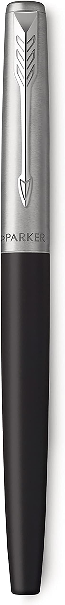 Parker Jotter Fountain Pen | Bond Street Black | Medium Nib Blue Ink | Gift Box