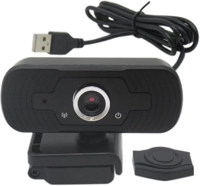 USonline911 HD Webcam 1080p with Privacy Shutter,Webcam PC Laptop Camera with Microphone,Widescreen Video Calling and Recording