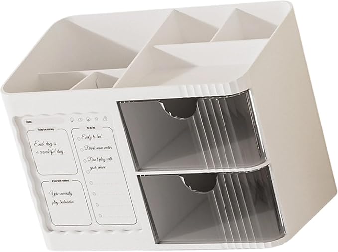Stylish Desk Storage with Multiple Compartments for Keeping Supplies in Order Ideal for Work or Study Minimalist Desk Planner