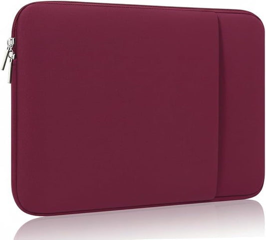 Laptop Sleeve for MacBook Neo/Air/Pro 13 inches A18/M5/M4/M3/M2/M1 Chip 2026-2020 A3404 A3449 A3240 A3113 with 2 Pockets Tablet Bag Case Accessories
