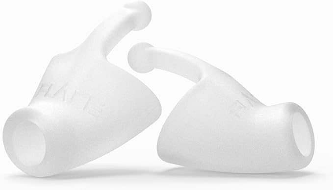 Flare Calmer | Ear Plugs Alternative | Daily Noise Relief | Sound Sensitivity | Stress Relief | No Muffling | Improve Wellbeing | Comfy, Reusable, Soft Silicone Earplugs | Soft Translucent