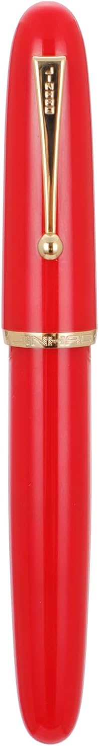Jinhao 9019 Fountain Pen Dadao Series Vivid Red #8 Heartbeat Fine Nib Large Converter Smooth Writing Instrument