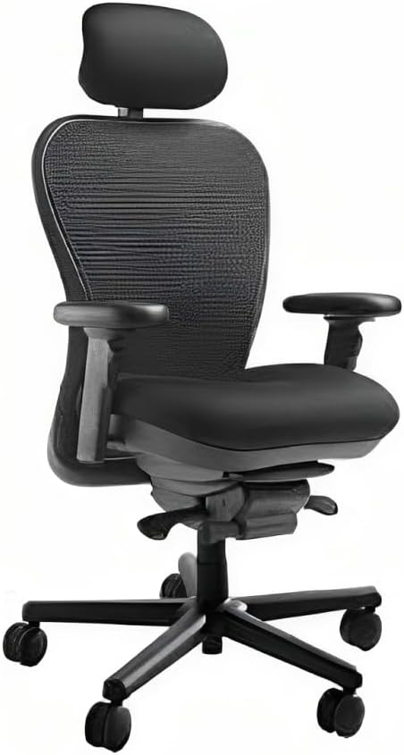 Nightingale CXO 6200D HD Ergonomic Mid Back Task Chair Havy Duty with Headrest 450lbs Capacity