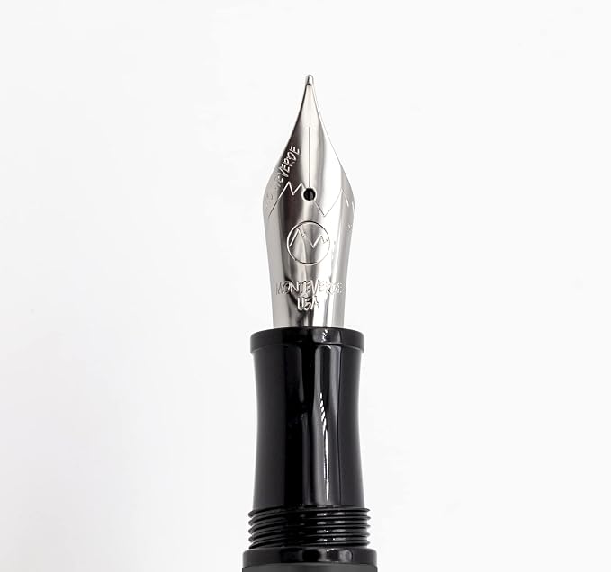 Monteverde USA Aldo Domani Italia Fountain Pen Exotic Blue - Medium Nib - Luxury Writing Pen - Italian Design - JoWo Stainless Steel Nib - Smooth Ink Flow - Refillable - Gift Box Included