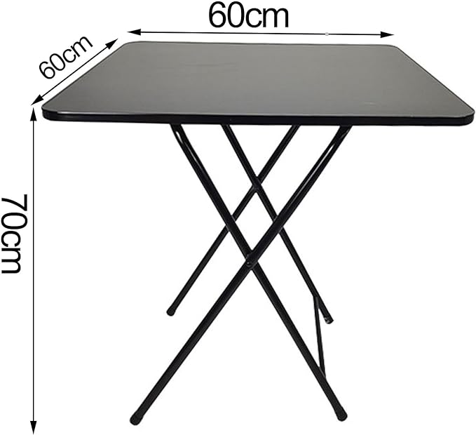 YOXIER Foldable Desk,Home Office Desks,Household Portable Small Dining Table,Multifunction Portable Computer Desk for Storing Items at Home & in The Office, Essential for Gatherings & Office Work Bla